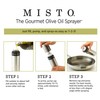 Misto Aluminum Oil Sprayer, Set of 2, Versatile Refillable Aerosol