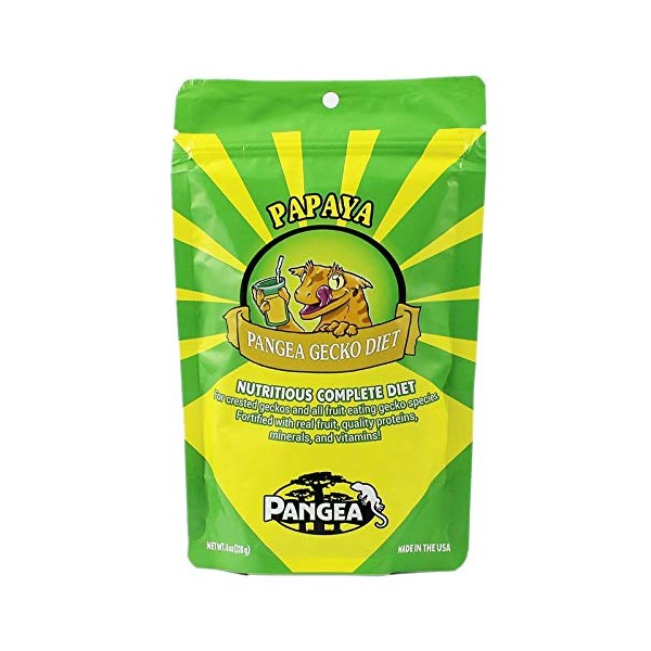 Banana/Papaya Pangea Fruit Mix Complete Crested Gecko Food 1 lb