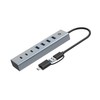 CONCEPTRONIC HUBBIES20GP 7-Port USB 3.2 Gen 1 Hub with Power