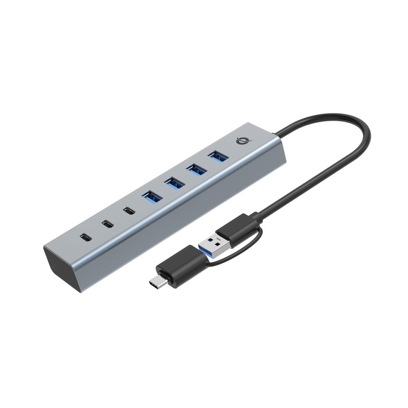 CONCEPTRONIC HUBBIES20GP 7-Port USB 3.2 Gen 1 Hub with Power