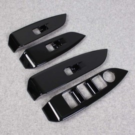 RUIQ Mazda CX-3 DK Series Interior Door Window Button Switch Panel Cover Garnish Piano Black Specifically Designed for Mazda CX3
