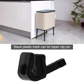 OTOTEC Pack of 2 Replacement Bin Lid Closure, Touch Bin Lid, Repair Clip, Nylon Bin Lid Clip, Pen, Bin Lid Closure, Compatible with Brabantia Bin Lid, 50L/60L