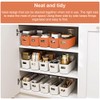 GmeDhc 4PCS Thick Plastic Storage Basket, Rectangular Storage Boxes, Storage