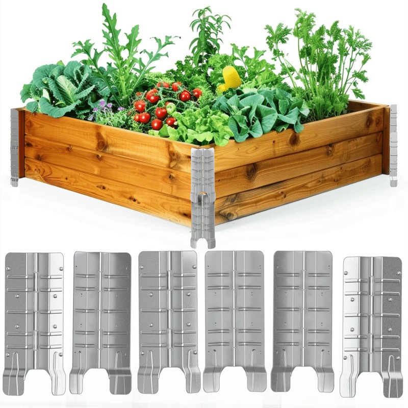 8" Pallet Collar Hinges 4PCS - Stackable and Collapsible for