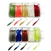 Bucht Ajing Worms 2" Set of 100 with Tackle Box