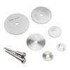 AMSAMOTION High Speed Steel Rotary Tool Blades; 8 Small Circular