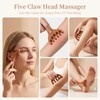3 Pack Wooden Head Massager Scalp, Wooden Head Massager for