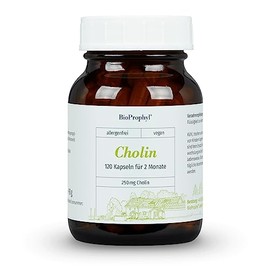 BioProphyl® Choline - 250 mg Choline from VitaCholine® - 120 Capsules - Choline Capsules High Dose