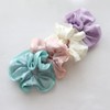 JewelVOX Scrunchie Hair Accessories, Hair Elastic, Piping, Satin, Stylish, Popular,
