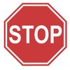 "Stop" Durable Laminated Vinyl Floor Sign- Sign by Graphical Warehouse-
