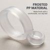 50 Pcs White Plastic Windproof Hanger Hooks Clothes Hanger Buckle