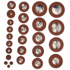 Professional Lambskin Multi Size Brown Tenor Sax Pad Kit, Sax Leather Pads, Old Part Replacement for Tenor Saxophone