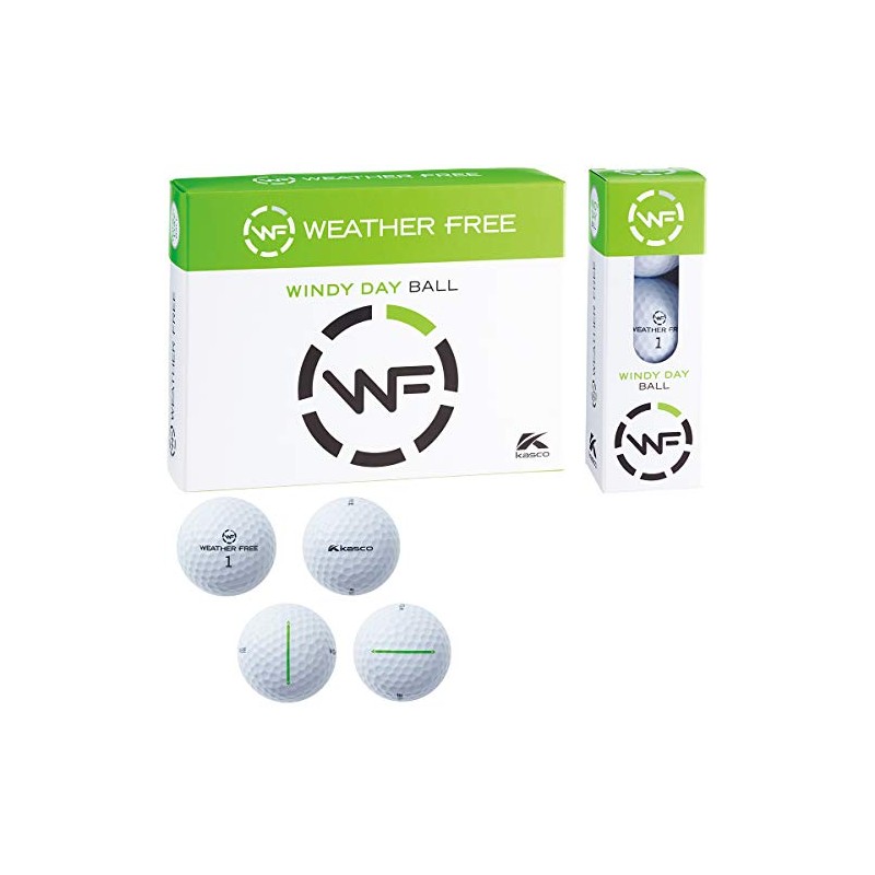 Casco WEATHER FREE Golf Ball, Weather-free, White, Dozen