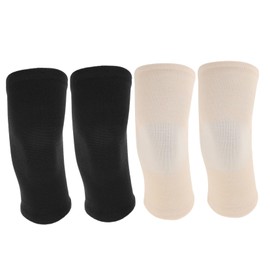 COLLBATH 2pairs Unisex Cold Cycling Pads of Warm Protective Knee Pads for Sports Lightweight Non- for Basketball Hiking and Daily Activities Skin Tone Options