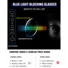 PANNER 2Pack Oversized Blue Light Blocking Glasses for Women Men