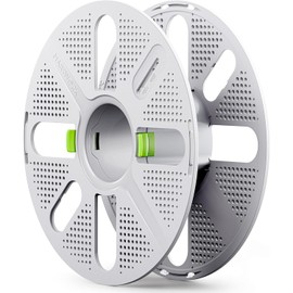 MarsWork Reusable Spool for 3D Printers, Compatible with Refill Filament, 2 Finger Press and Remove, Compatible with Bambu Lab Printers, AMS Compatible