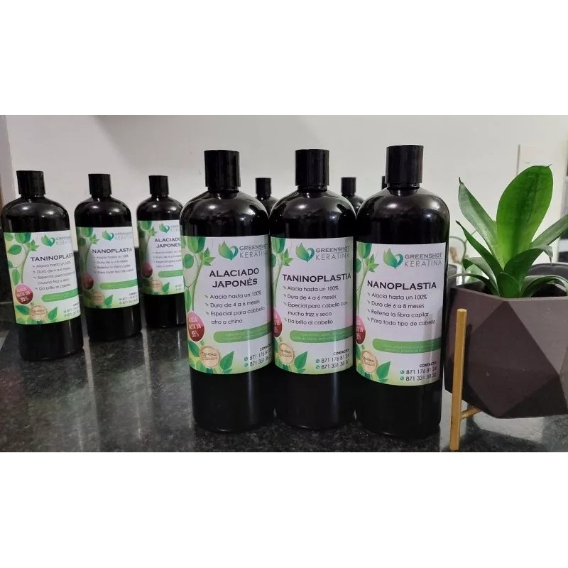GREENSHOT Keratinas Greenshotnanoplastia , Alaciado Japones