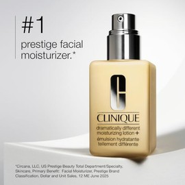Clinique Dramatically Different Moisturizing Lotion+ | Hydrating Face Moisturizer With Glycerin and Urea | Strengthens Skin Barrier | Step 3 in 3-Step