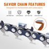 Savior 3Pack A42 6 Inch Chainsaw Chain for B&D Alligator