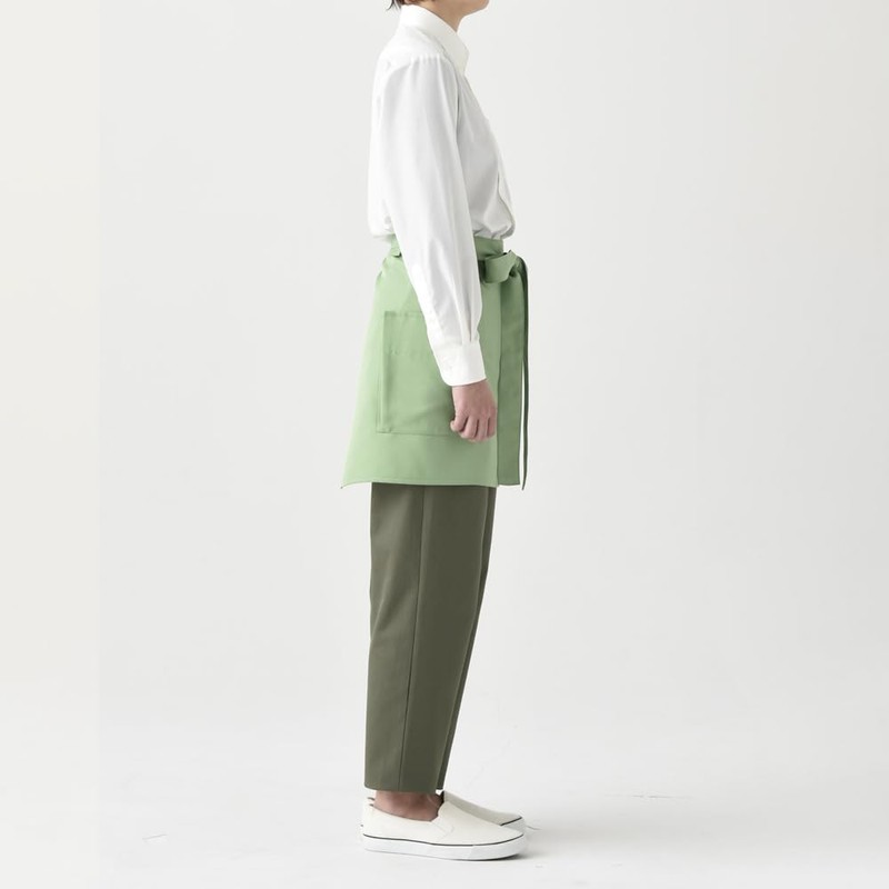 Seven Uniform CT2567-8 Short Apron, Dark Green, One Size Fits