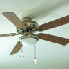 Dotlite Silver Ceiling Fan Pull Chain, 12 Inches Decorative Fan