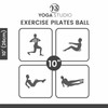 Yoga Studio Exercise Fitness Stability Gym Yoga Pilates Balls (10"
