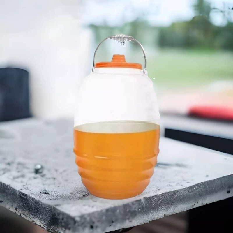 Plásticos genéricos Vitrolero De Plástico Con Tapa Y Asa, Capacidad