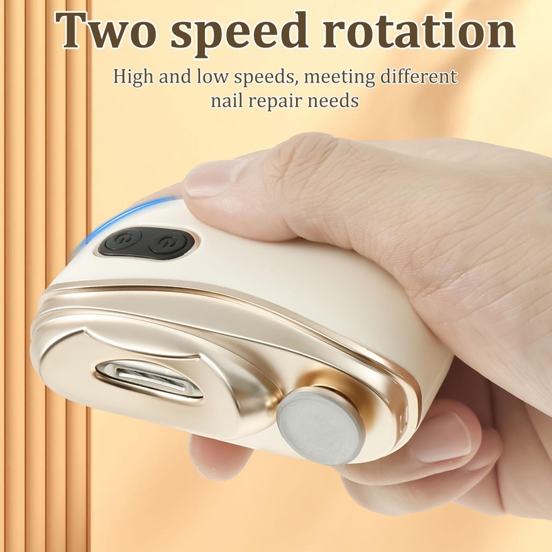 Electric Nail Trimmer, Electric Nail Clippers With Light Compact 2