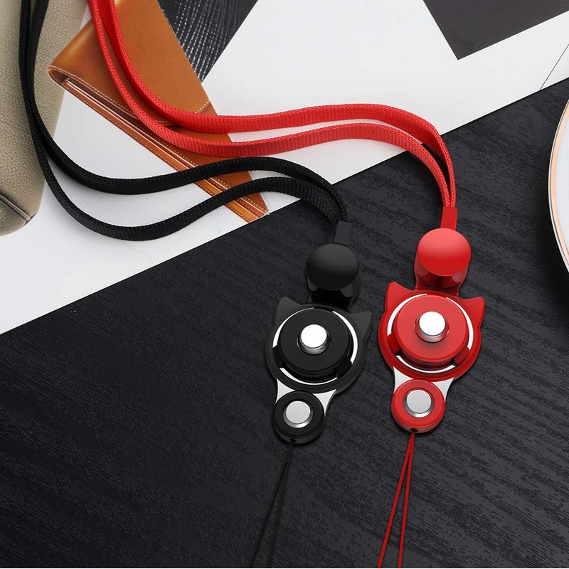 Chivving Neck Strap, Smartphone [Rubber Protective Wheel] Smartphone Ring, Putto