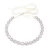 GAFATORY Bride Crystal Headband Bridal Rhinestone Headpiece for Wedding Silver