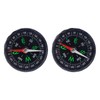 Mini Compass Portable Plastic Pocket Compass Hard Shell Liquid Filled
