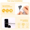 2 x No Drilling Cabinet Lock with Key Adjustable Fridge