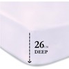 Mirha Fitted Sheet Single 2 Pack-100% Cotton Small Single Fitted