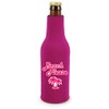 Beach Please Beer Bottle Coolie (Magenta)