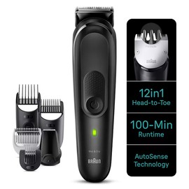 Braun Series 7 12-in-1 All-in-One Waterproof Style Grooming Kit with Charging Stand MGK7460