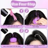 2 Pcs Wind Shaping Styling Comb for Fluffy Bangs,No-Trace Hair