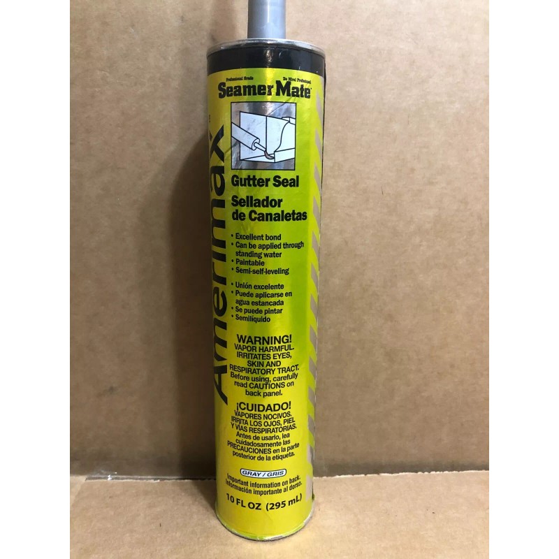 AMERIMAX 85-148 Seamermate Cartridge 10 oz. Gutter Seal, Gray **