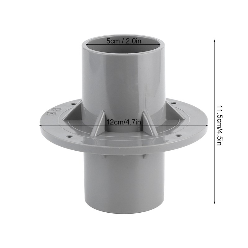 Swimming Pool Pipe Repair Joint PPC Thick PreEmbedded Sleeve Connector