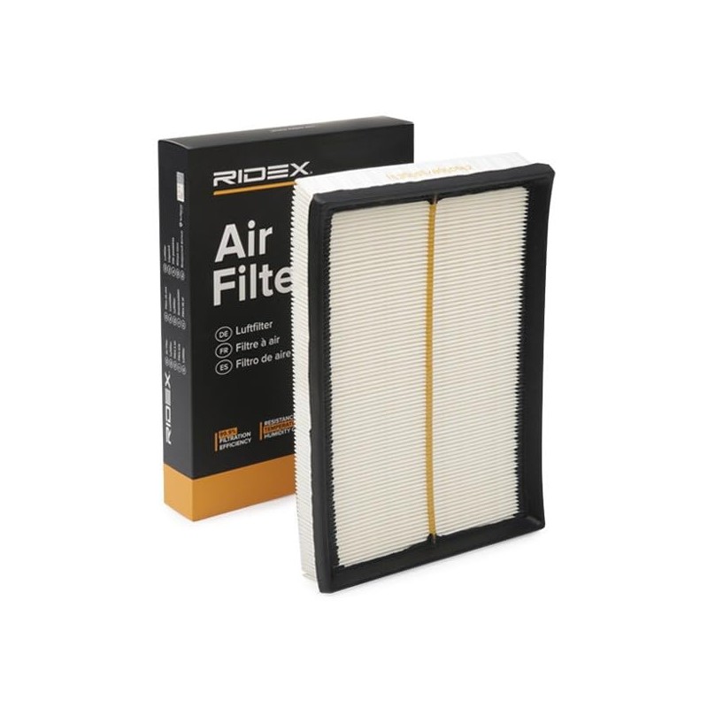RIDEX 8A0022 Engine Air Filter, Air Filter Insert, Car Filter,