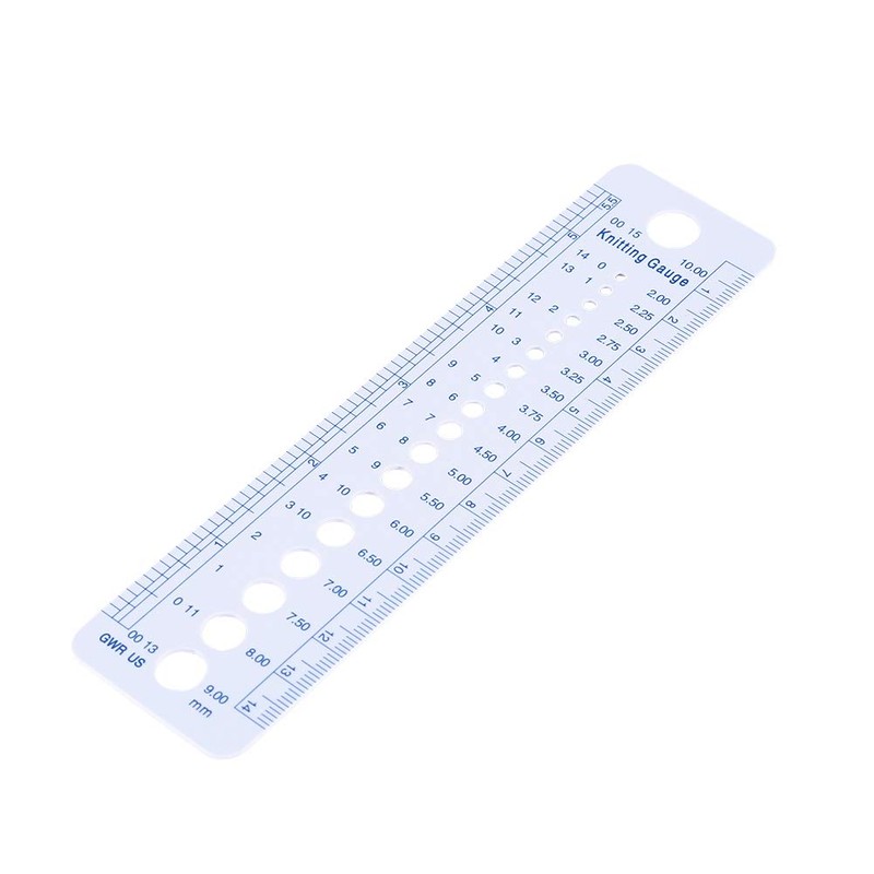 Knitting Gauge Ruler for Accurate Needle Sizing Knitting Gauge Knitting
