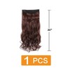prinfantasy Hair Pieces Fiber Line Metal buckle Adjustable Seamless Wavy
