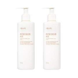 Plantalia 식물나라 뽀얀 쌀 맑은 톤 보습 로션 에멀젼 300mL X2 Plant Kingdom Porous Rice Clear Toner Moisturizing Lotion Emulsion 300mL X2