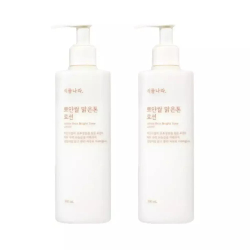 Plantalia 식물나라 뽀얀 쌀 맑은 톤 보습 로션 에멀젼 300mL