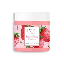 The Bath Factory, Strawberry Shea Body Scrub, 300 g