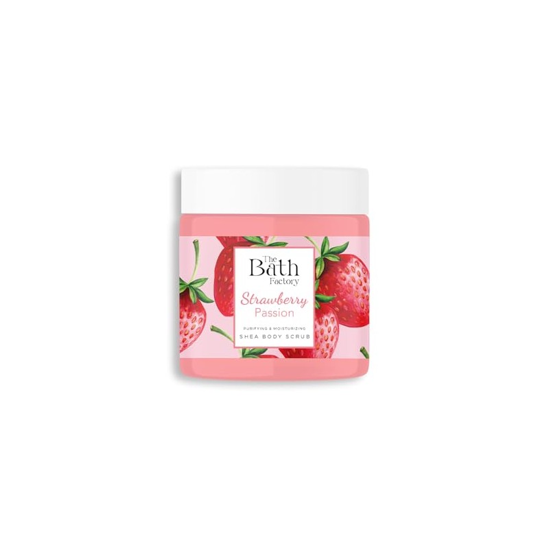 The Bath Factory, Strawberry Shea Body Scrub, 300 g
