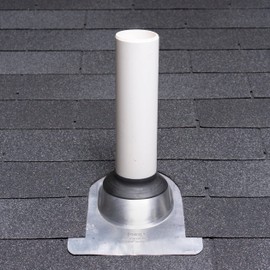 Oatey 12946 Standard Base Flashing, 3", Aluminium