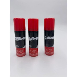 Gillette 3 Pack Gillette Foamy Regular Shaving Cream 2 oz Each. New