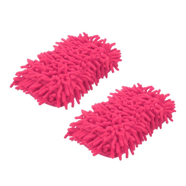 sourcing map 2pcs Car Wash Sponge 8.7" x 4.3" Chenille