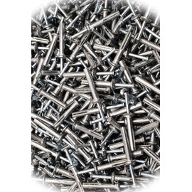 New Pack of (150) Head 1/4 x 1-1/2 Hammer Drive Pin Anchors Nail-in Hammer-in Rivet Multi-Purpose Comprehensive Hardware Fastener Assortment Kit MoPNEM03408