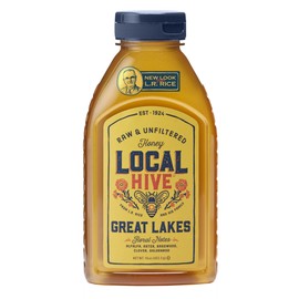 Local Hive Great Lakes Raw & Unfiltered Honey, 16oz
